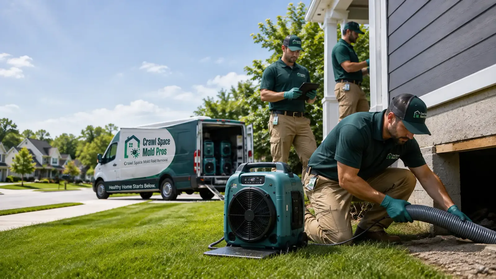 Crawl Space Mold Removal in Kramer, ND